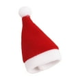 thumbnail image 2 of Mini Santa Hat 10-Pack, 1.8 Inch Christmas Decorations for Wine Bottles Utensils, Festive Red White Plush Hat for Wine Bottles, Christmas Party Accessory Set, Christmas Decorations Indoor, 2 of 7