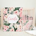thumbnail image 3 of Tropical Floral Nursery Starter Crib Bedding Set, 3 of 6