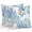 Blue, variant on Throw Pillow Covers 18x18 Inch Set of 2, Blue Teal Coastal Waterproof Outdoor Pillow Covers, Summer Beach Nautical Coral Starfish Decorative Cushion Pillowcases for Couch, Sofa, Bed, Garden, Patio