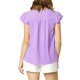 thumbnail image 4 of BLUSA DE TRABAJO DE MANGA CORTA CON ESCOTE EN V SÓLIDA PARA MUJERES INSPIRE CHIC XL LILA CLARO, 4 of 6