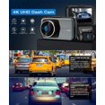 thumbnail image 5 of Dash Cam delantera y trasera, Mini Dash Cam 1080P Full HD, pantalla IPS, 2 formas de montaje, visión nocturna, bloqueo de accidentes, grabación en bucle, monitor de estacionamiento, 5 of 5