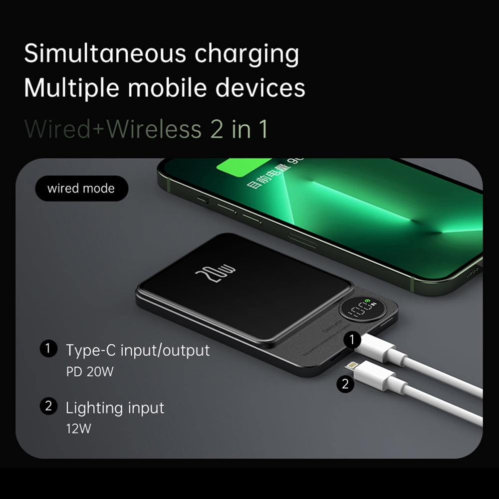,Pd20w With Led Display Bank Pd20w Display Portable Battery