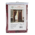thumbnail image 3 of Elena Luxury Jacquard Curtain Panel with Attached Waterfall Valance & Scarf 54 by 84-Inch Burgundy, 3 of 6