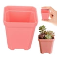 thumbnail image 2 of kjfeif 2.63 Inch Square Nursery Pot, Plastic Plant Starter with Drainage for Seedlings and Succulents, Small Planter for Indoor, Balcony, or Office Gardening, 2 of 9