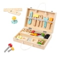 thumbnail image 3 of Juego de herramientas para niños, caja de herramientas, juguete para resolver problemas, juego de tuercas de tornillo, kits de herramientas de constru, 3 of 9