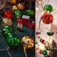 thumbnail image 1 of Xihbxyly Guirnalda de Luces Led Navideñas con Forma de Bola de Nieve, Diseño de Alambre de Cobre Flexible, Funciona con Pilas para Uso Interior y Exterior, Decoración Festiva para Árboles de Navidad,, 1 of 2