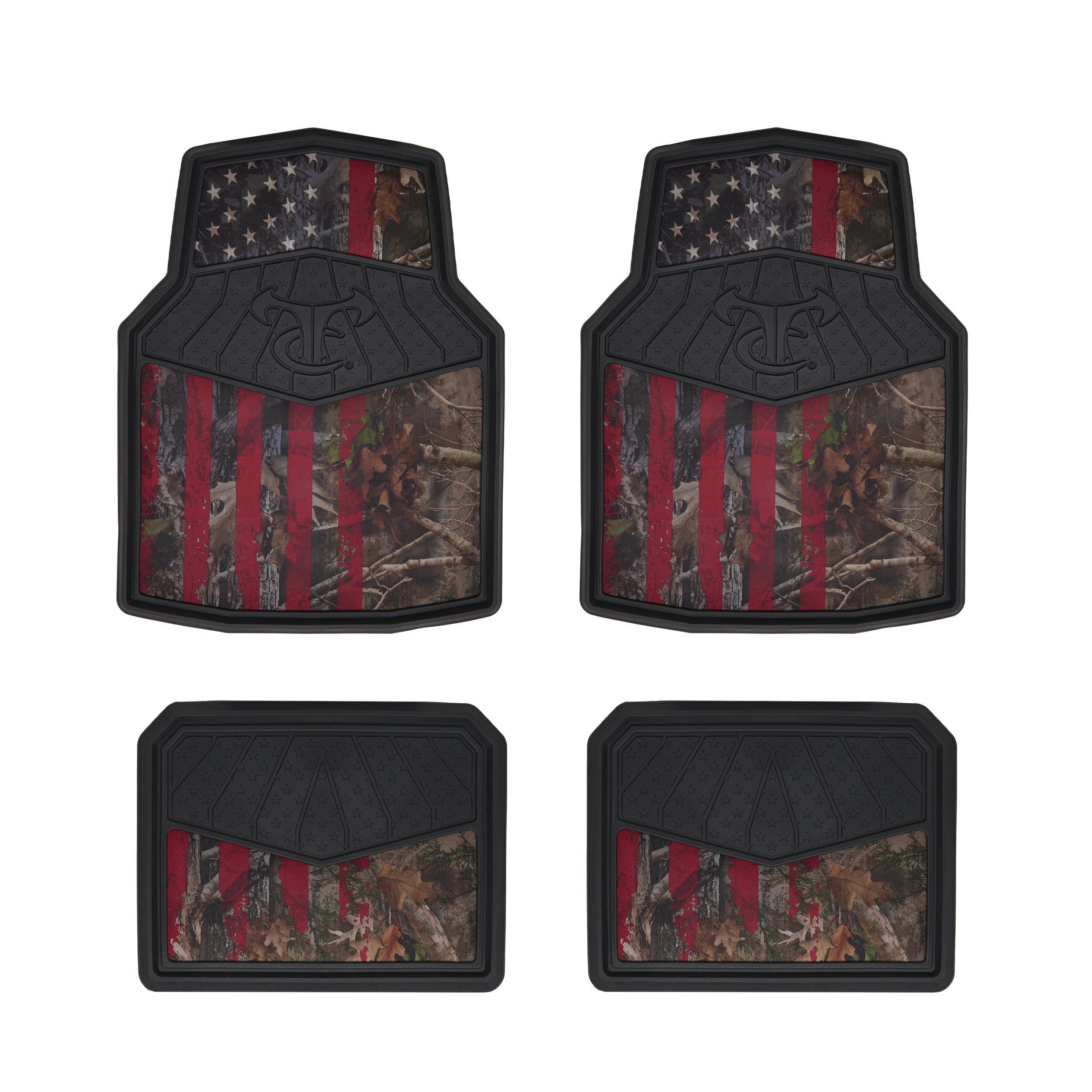 TrueTimber 4-Piece Kanati Freedom No-Trim Floor Mats, 79942WDC