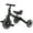 Black, variant on XJD 5 in 1 Toddler Bike for 1-4 Years Old Boy Girl Tricycles for Toddlers Kids Trikes for Balance Training Baby Bike Infant Trike