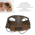thumbnail image 3 of Dog Hat with Ear Flaps, Adjustable Rope, PU Leather and Cashmere, Windproof Retro Fashionable Pet Winter Hat for Cold Weather Daily Party, Soft Lining, Skin Friendly, Stand Out, 3 of 7