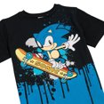 thumbnail image 2 of Sonic The Hedgehog T-Shirt de Planche à Roulettes pour Garçons/filles, 2 of 6