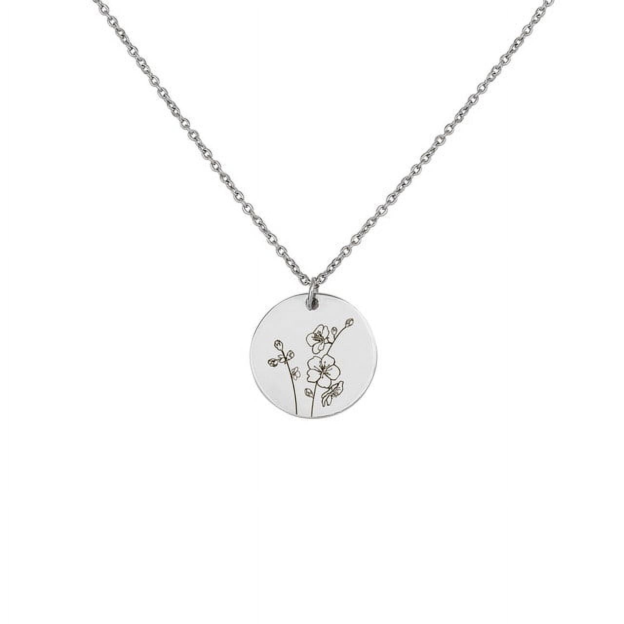 Birth Flower Necklace for Mom - Flower Necklace Personalized - Birth Flower Necklace Gold - Birth Flower Jewelry - Birth Flower Gift