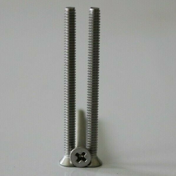 304 #4-40 Phillips flat head Machine screws Stainless steel 18-8 