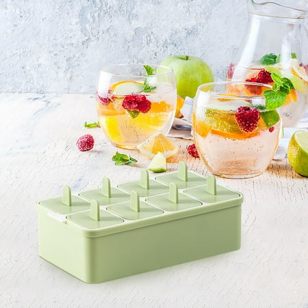

Checker Ice Cream Moldes Food Grade Household Made Ice Cream Popsicle Ice Cream Moldes Children DIY Stick Box Ice Cream Moldes