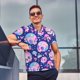 thumbnail image 4 of Fotbe colorful Skull mushroom rainbow Camiseta Polo de Golf para Hombre con Estampado – Camisa Deportiva Transpirable con Cuello Abotonado-Medium, 4 of 6