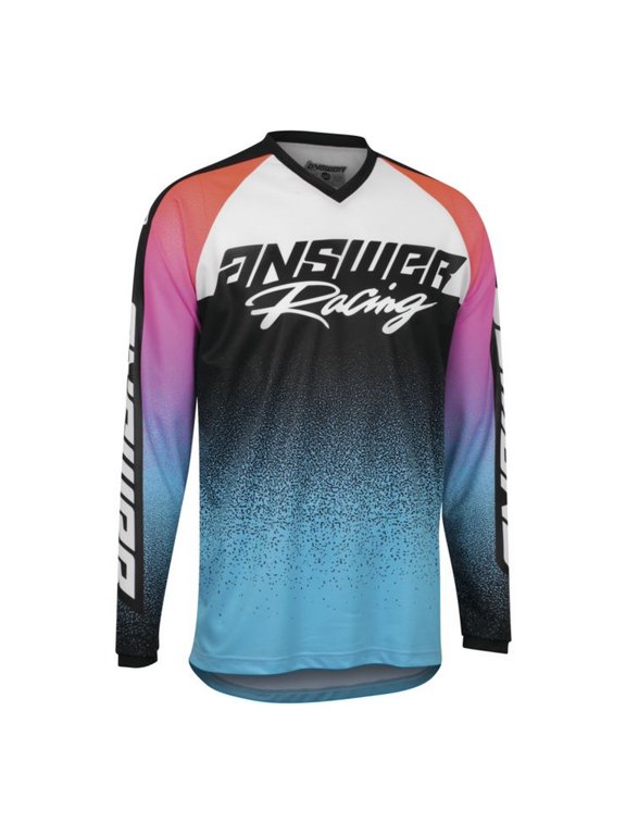 Racing Syncron Prism MX Jersey Blue/Black Off-road ATV UTV BMX MTB Riding Shirt Adult Size Large