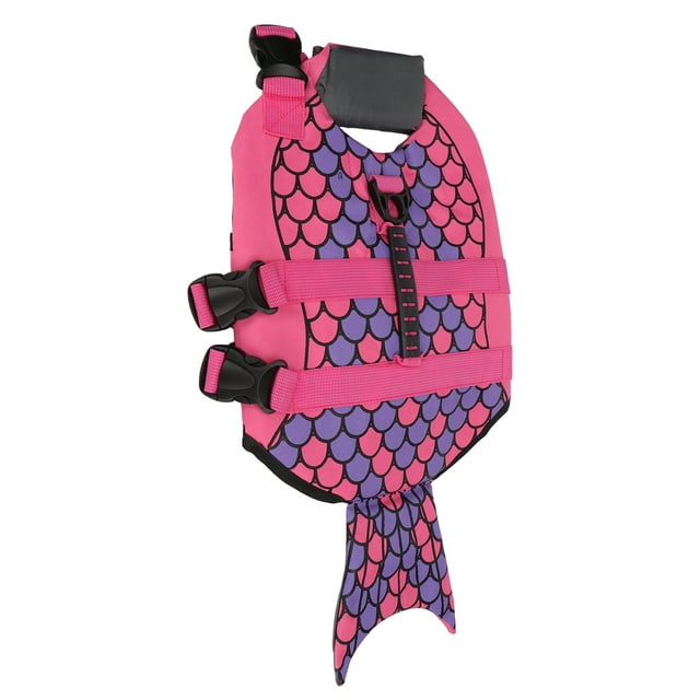 Dog Life Safety Vest, Classic Pet Life Jacket Adjustable with Handle for Boating S,M,L