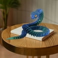 thumbnail image 3 of 2/1pcs 3D Printed Animals Snake Toys 3D Printed Articulated Snake 3D Animal Model Ornaments Home Office Desk Decor Toys Creative Festival Birthday Gifts For Frends, 3 of 7