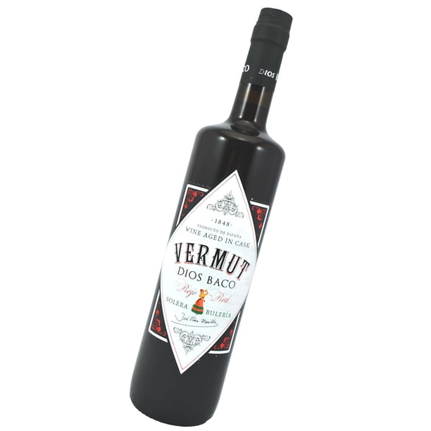 Dios Baco Vermouth Rojo Artesanal – vermut Aperitivo Premium idóneo para Negroni -Botánicos Mediterráneos seleccionados - base de vino español she