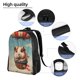 thumbnail image 5 of Fotbe Hot Air Balloon Guinea Pig Mochila de Viaje para Laptop, Mochila Ejecutiva Delgada y Resistente 15.6", 5 of 8