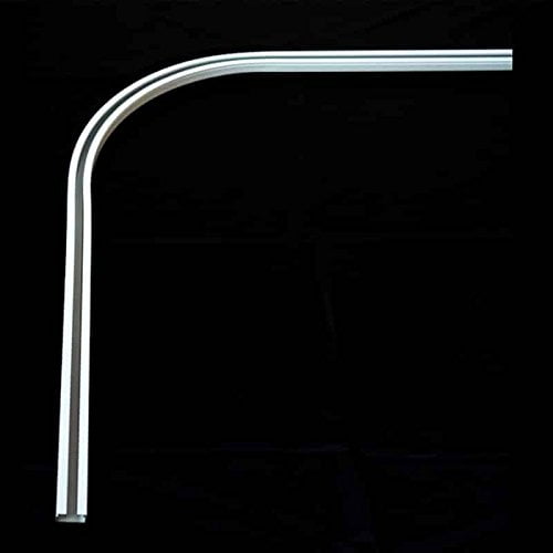 Roomdividersnow Corner Ceiling Track Set 90 Degree Angle White