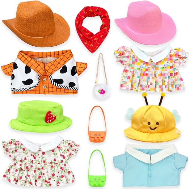 11/12/13 Piezas de Ropa y Accesorios para Peluche Capibara 25cm - Vestuario para Muñecos de Peluche | Regalo Ideal para Niños