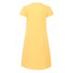 thumbnail image 4 of Vestido de lino de algodón para mujer nueva Sólido escote en V Manga corta Casual Loose Plus Size Su Abanopi Amarillo/Grande, 4 of 7