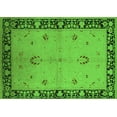 thumbnail image 1 of Ahgly Company Indoor Rectangle Oriental Green Industrial Area Rugs, 7' x 10', 1 of 4