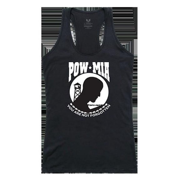 Pow Mia Graphic Tank Top, Black - Small