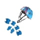 thumbnail image 2 of Inteprter Casco con ruedas para niños, equipo de protección ajustable para niños pequeños, rodillera, codera, Protector de bicicletas al aire Type2 NO2, 2 of 6