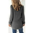 thumbnail image 3 of Chandail d'Hiver en Molleton Moelleux pour Femmes, chandail-Over Uni, Blouse, 3 of 3