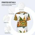 thumbnail image 4 of Daiia Thanksgiving Truck Mens Baseball Jersey Button Down Shirts Short Sleeve Sports Uniforms-X-Large, 4 of 9