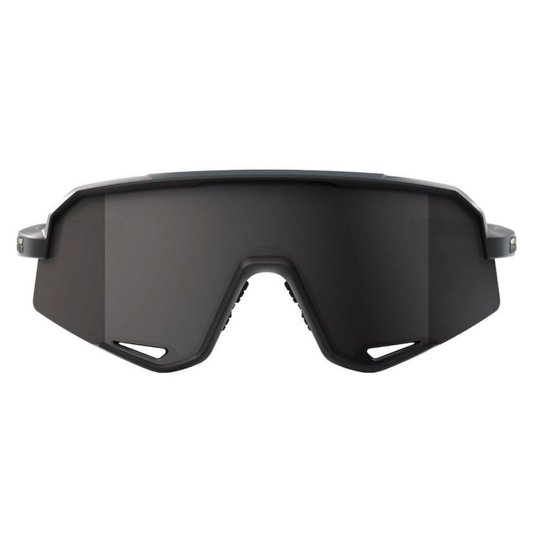 100% Slendale マットブラック 100% Slendale Sunglasses - Matte Black; Smoke - Walmart.com