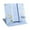 Sky Blue, variant on Lksixu Desktop Reading Book Stand, Metal Foldable Hands Free Book Holder with Expandable Page Clips, Adjustable Multi-Angle Reading Book Rack Portable Sturdy Desk Book Rest Tablet Phone Holder