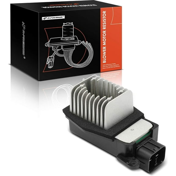 A-Premium HVAC Blower Motor Resistor Compatible with Ford Expedition 2003-2006 & Lincoln Navigator 2003-2006, LS 2000-2002 - Front Side, Replace# 2L1Z19E624AA