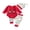 Red, variant on Loicainy Infant Baby Boy Halloween Outfits 3 6 12 18 Month Pumpkin Letters Embroidery Long Sleeve Crew Neck Romper Striped Pants and Hat Clothes Set