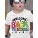 thumbnail image 1 of Welcome Back To School!&Quot; Boys' T-Shirt – Colorful Slogan Print, Lightweight Cotton Blend, Round Neck, Short Sleeve, Perfect Back-To-School Gift For Youngsters, 1 of 6