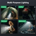 thumbnail image 5 of DAYBETTER Rechargeable EDC Flashlight with UV, High Lumens Super Bright Mini Flashlight, Pocket Flashlights with Magnetic Base, Metal Clip, for Emergency, Hiking, Camping, 5 of 9