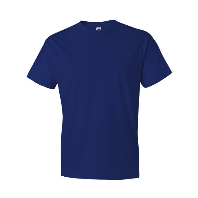 Anvil - Camiseta básica para hombre (Azul Marino)