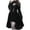 Black, variant on FRSASU Women'S Dress ,Women Long Sleeve Solid Vintage Party Club Elegante Dress