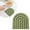 Green, variant on Morandi Rainbow Silicone Trivet Mat, Non-Slip Heat-Resistant Pot Holder, Modern Insulated Coaster for Coffee Tea Cookware(Black)