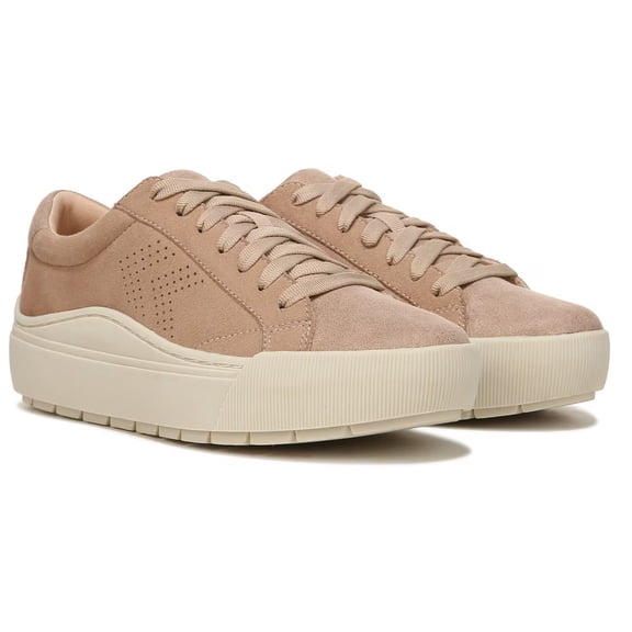 Dr. Scholl's Take It Easy Women's Fashion Sneakers Taupe Suede Size 8.5 M