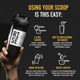 thumbnail image 3 of fafa-Stainless Steel Scoop for Protein Powder, Reusable 3 Tablespoon Measuring Spoon for Protein Powder, Dishwasher-Safe, Small Metal Scoop, 3 of 4