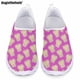 thumbnail image 1 of Zapatos casuales con estampado de dientes de amor para mujer, zapatos de trabajo de hospital, enfermera, zapatillas planas de malla transpirables cómodas de verano, 1 of 5