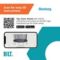 thumbnail image 6 of Bestway Xtreme Air 12 ft Trampoline for Kids & Adults, No-Gap Enclosure, Foam-Padded Poles, 6 of 14