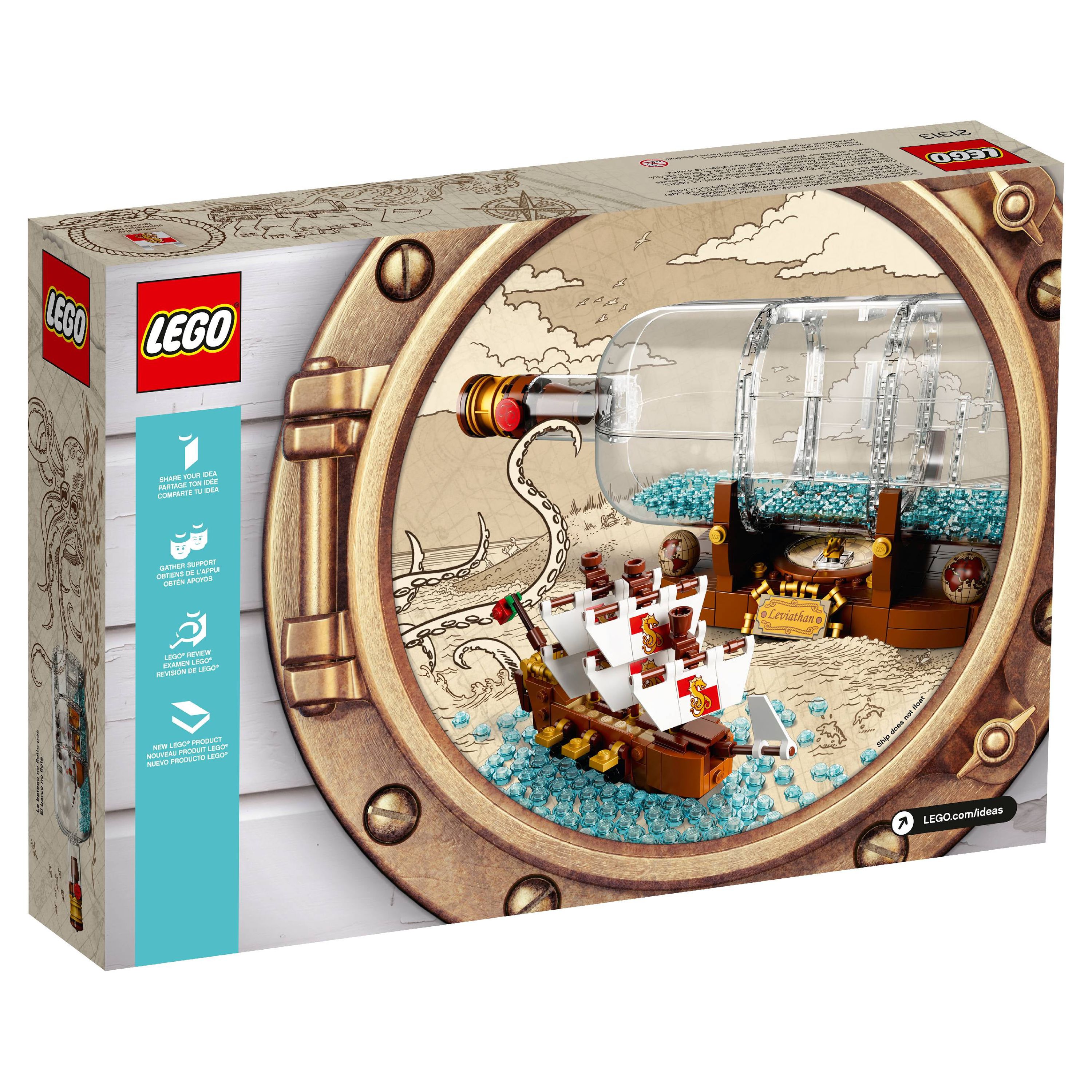 LEGO Ideas Ship in a Bottle&nbsp;21313 - image 4 of 6