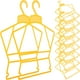 thumbnail image 4 of 10 perchas pequeñas para ropa de bebé, de plástico, para armario, organizador de ropa infantil, soporte para ropa de niño pequeño., 4 of 6