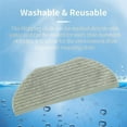 thumbnail image 3 of 2pcs Mop Cloth Rag Replacement For Mijia Anti-winding Sweeping And Dragging Robot Stfcr01sz Vacuum Hy, 3 of 5