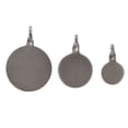 thumbnail image 1 of 3pcs Professional Stainless Steel Targets Shooting Training Targets (Dark Silver), 1 of 4
