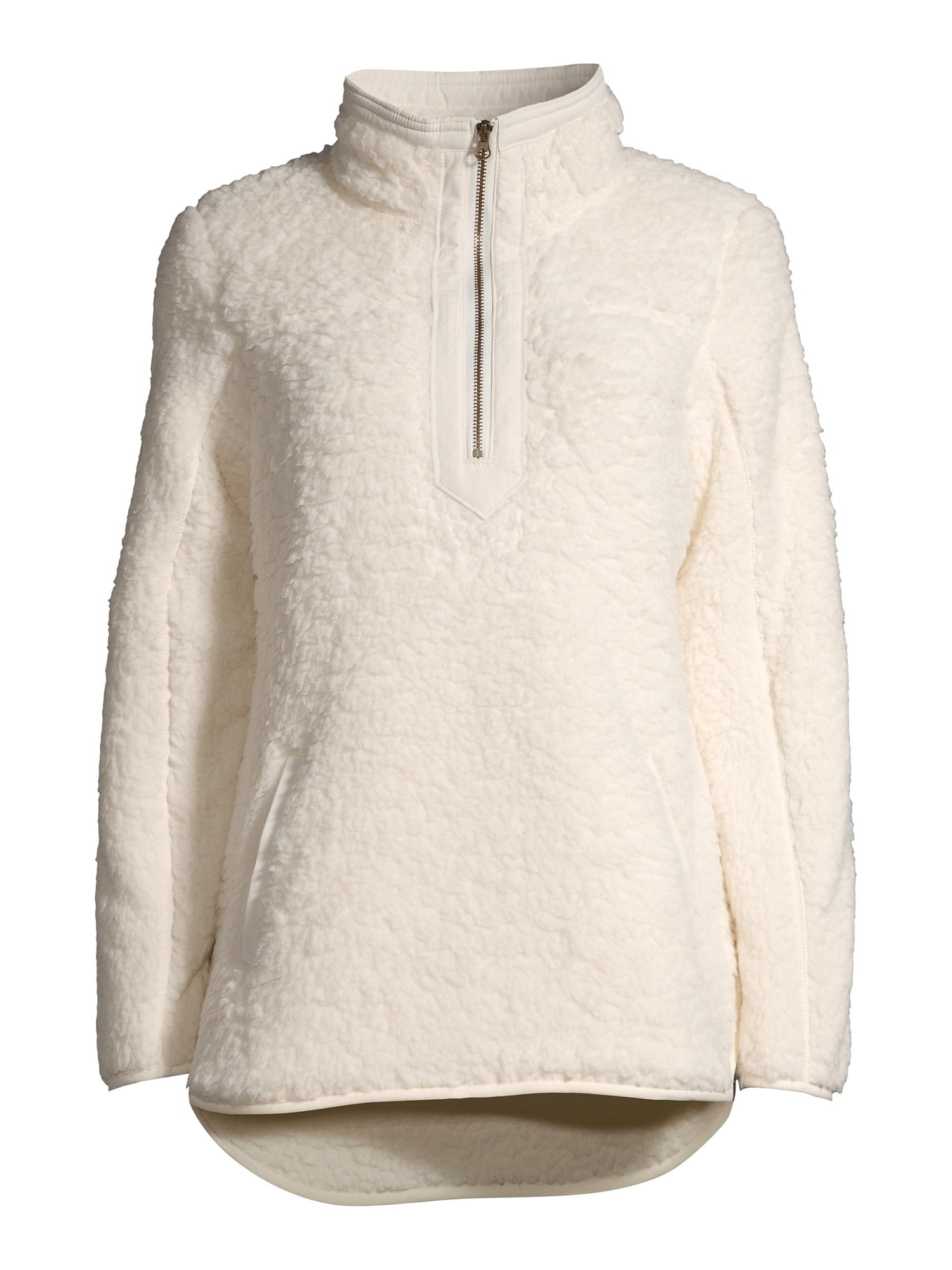 quarter zip sherpa pullover walmart