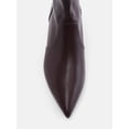thumbnail image 6 of Scenario Women's Stretch Kitten Heel Faux Leather Booties, 6 of 7
